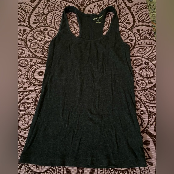 Universal Thread Light Navy Ribbed Cotton Racerback Tank - Picture 4 of 8